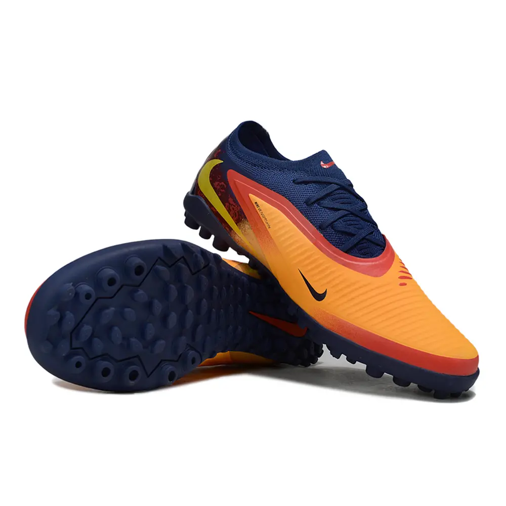 Chuteira Nike Phantom ReactX 6 Pro TF Azul Laranja