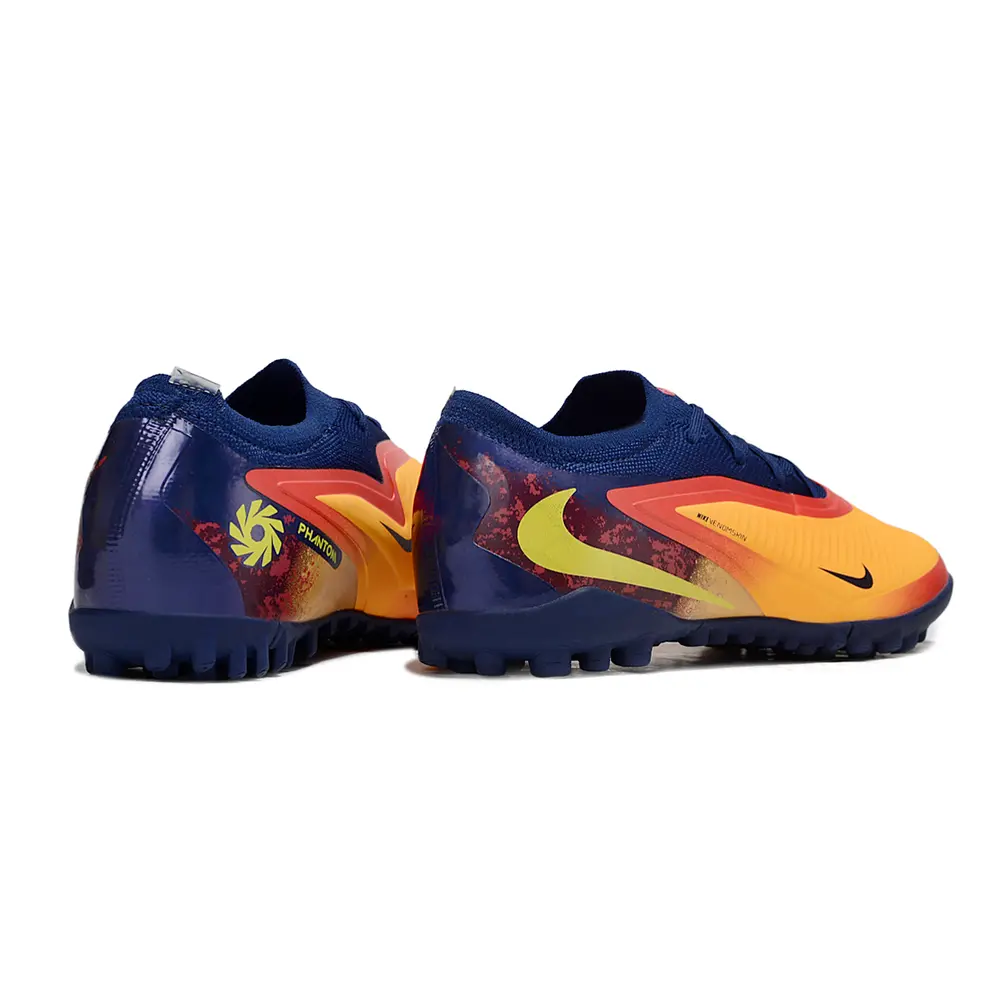Chuteira Nike Phantom ReactX 6 Pro TF Azul Laranja