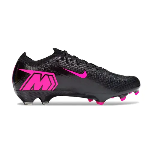 Chuteira Campo Nike Air Zoom Mercurial Vapor 16 Elite FG Preto e Rosa