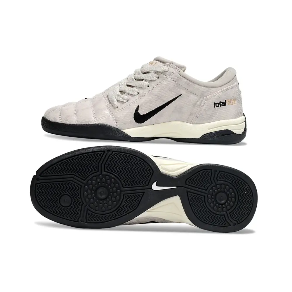 Chuteira Futsal Nike Total 90 IC Bege | Performance e Conforto
