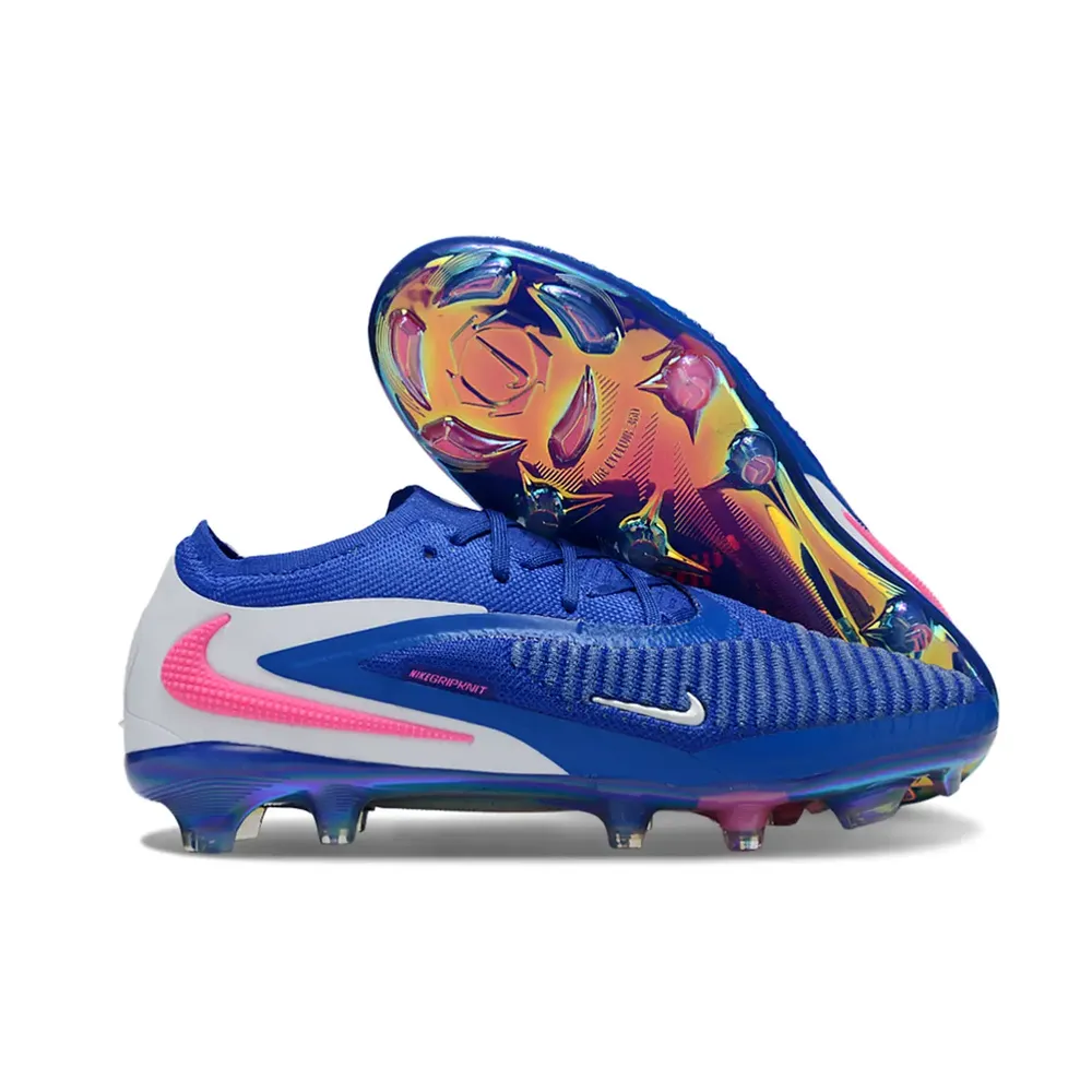Chuteira Campo Nike Phantom GX 6 Elite FG Azul Branco