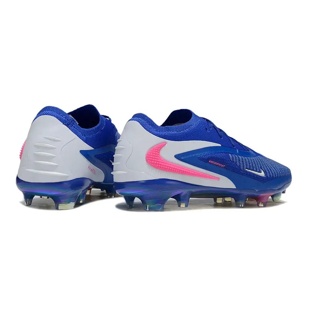 Chuteira Campo Nike Phantom GX 6 Elite FG Azul Branco