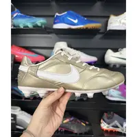 Chuteira Campo Nike Premier 3 FG Dourada e Branca - Pronta Entrega - imagem 1