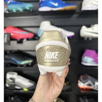 Chuteira Campo Nike Premier 3 FG Dourada e Branca - Pronta Entrega - imagem 4