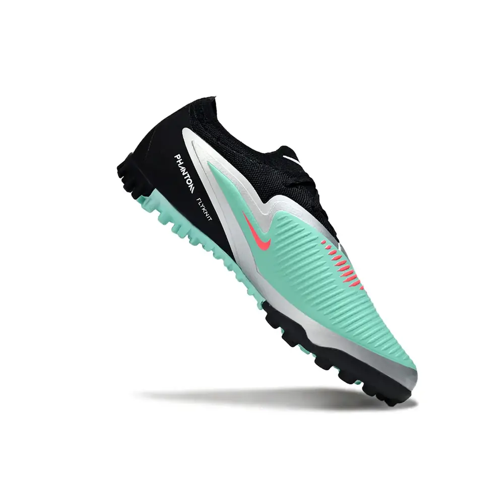 Chuteira Society Nike Phantom ReactX 6 Pro TF | Verde, Preto e Laranja