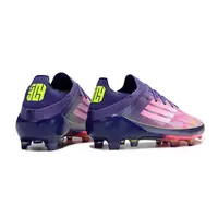 Chuteira Campo Adidas F50 FG - Roxo Rosa Verde Lamine Yamal - imagem 4