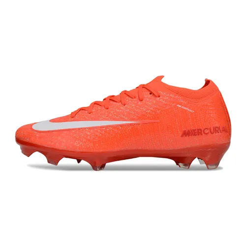Chuteira Infantil Campo Nike Air Zoom Mercurial Vapor 16 Elite FG Laranja
