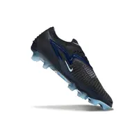 Chuteira Infantil Campo Nike Phantom GX 6 Elite FG Preto e Azul - imagem 7