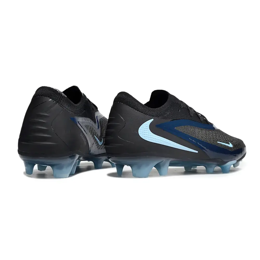 Chuteira Infantil Campo Nike Phantom GX 6 Elite FG Preto e Azul