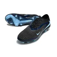 Chuteira Infantil Campo Nike Phantom GX 6 Elite FG Preto e Azul - imagem 3