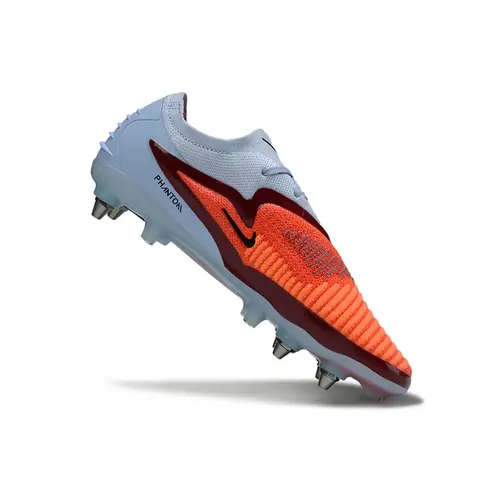 Chuteira Campo Nike Phantom GX 6 Elite Trava Mista Azul e Laranja