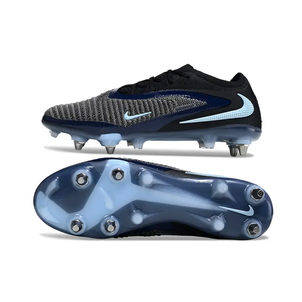 Chuteira Campo Nike Phantom GX 6 Elite - Preto e Azul