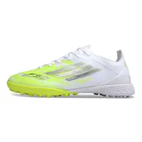 Chuteira Society Adidas F50 TF Branco e Verde | Farda de Boleiro - imagem 1