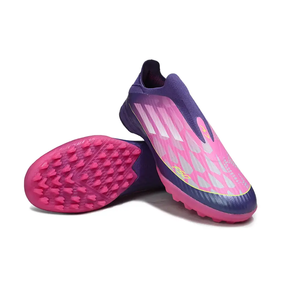 Chuteira Society Adidas F50+ TF | Roxo Rosa Yamal