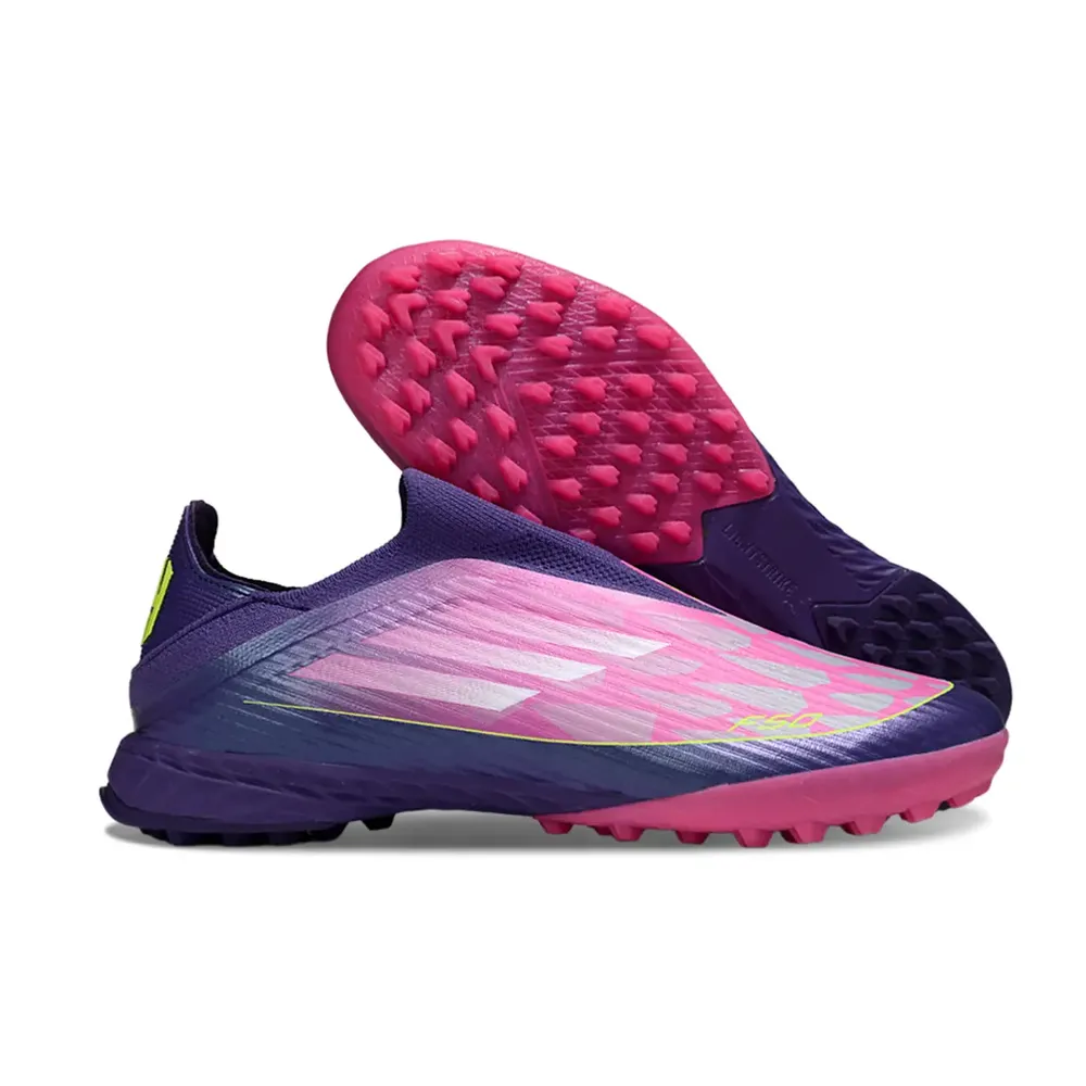 Chuteira Society Adidas F50+ TF | Roxo Rosa Yamal