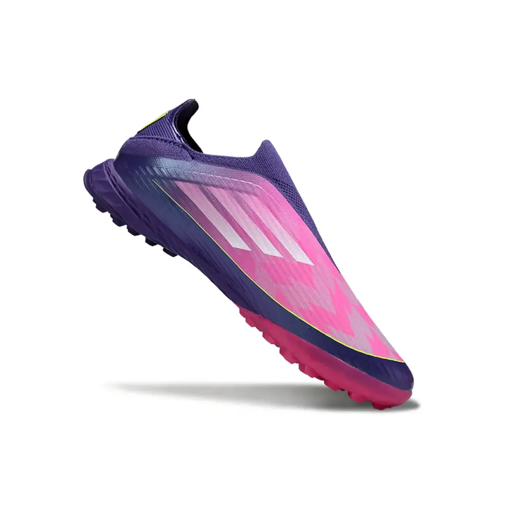 Chuteira Society Adidas F50+ TF | Roxo Rosa Yamal