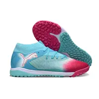 Chuteira Society Puma Future 8 TF Azul e Vermelho - imagem 6