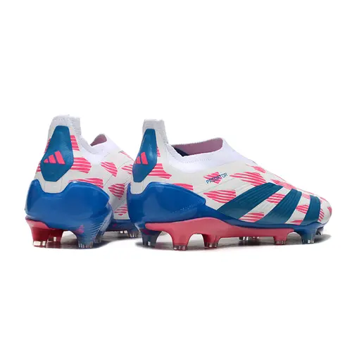 Chuteira Campo Adidas Predator LL Elite FG Branca, Azul e Rosa - Reemergence Pack