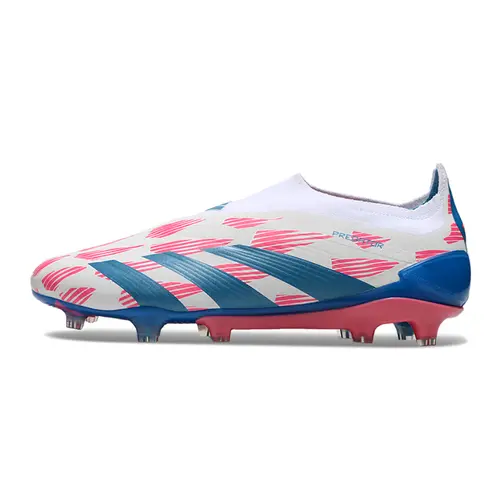 Chuteira Campo Adidas Predator LL Elite FG Branca, Azul e Rosa - Reemergence Pack
