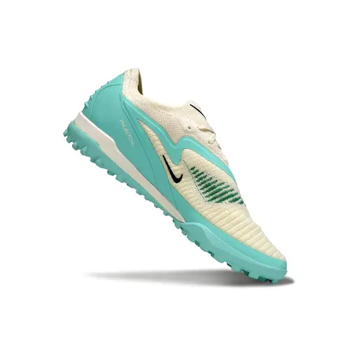 Chuteira Society Nike Phantom GX 6 Elite TF Branco, Verde e Preto