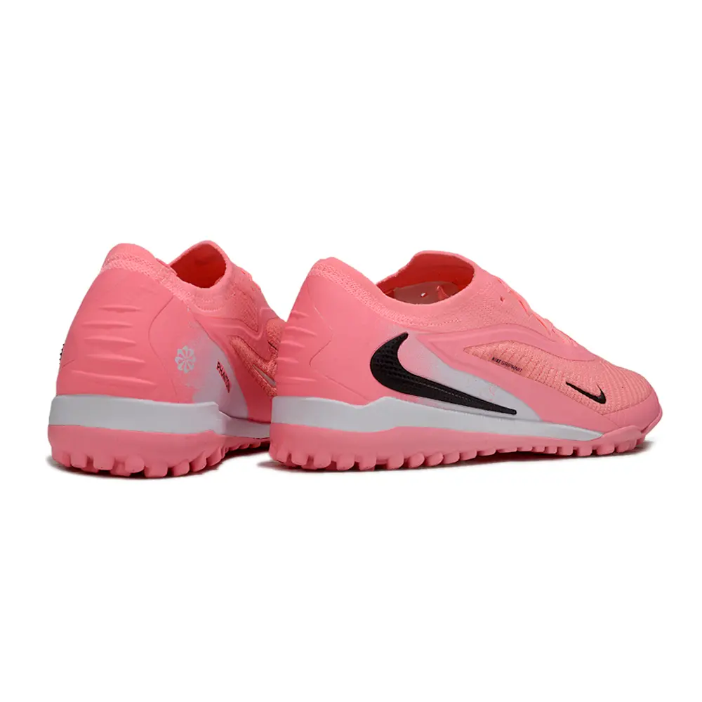 Chuteira Society Nike Phantom GX 6 Elite TF Rosa e Preto