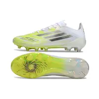 Chuteira Adidas F50 FG Branco e Verde 