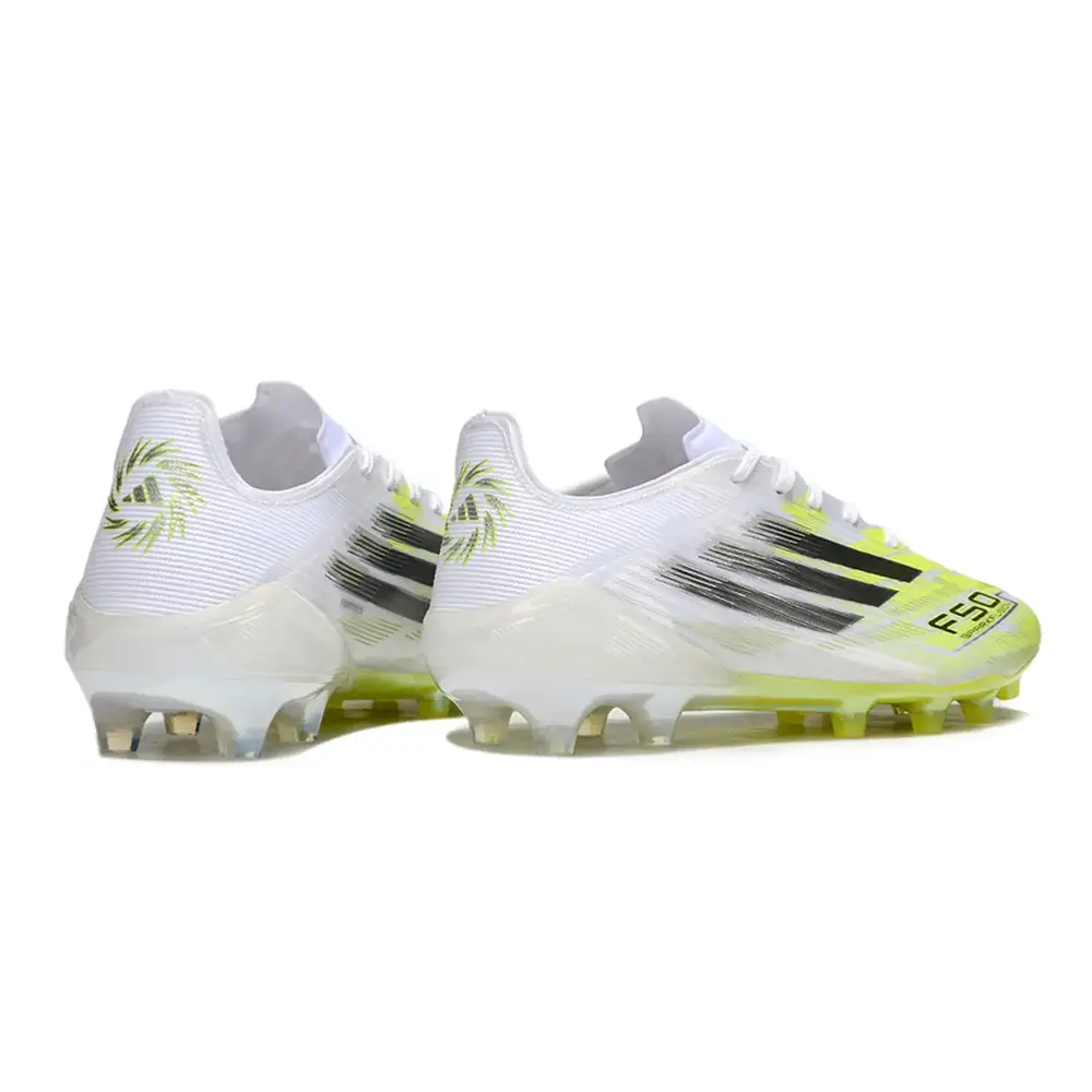 Chuteira Adidas F50 FG Branco e Verde 