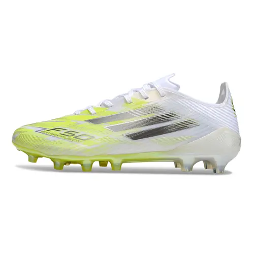 Chuteira Campo Adidas F50 FG Branco e Verde "Born For Goals Pack"