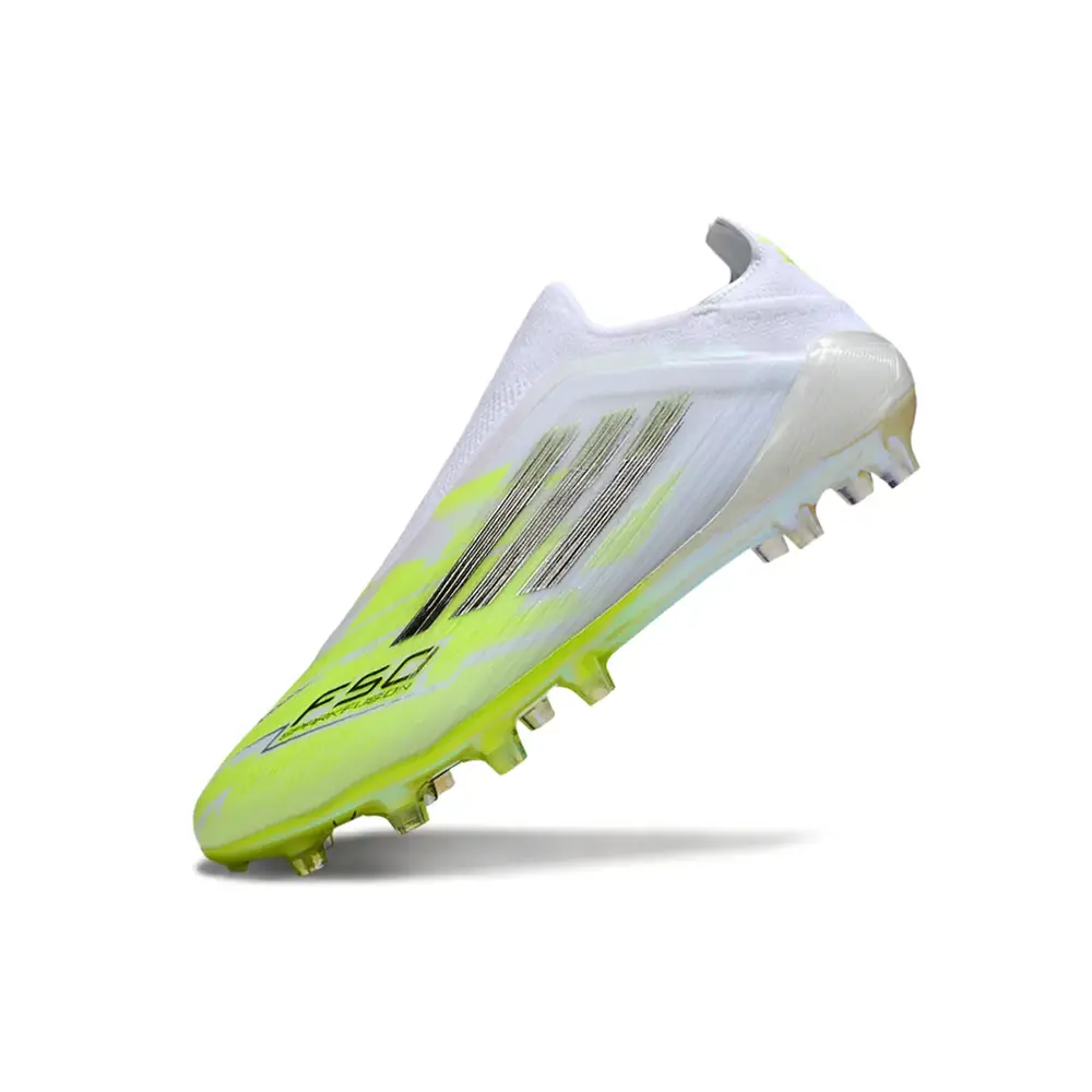 Chuteira Campo Adidas F50 LL FG Branco e Verde - Born For Goals Pack