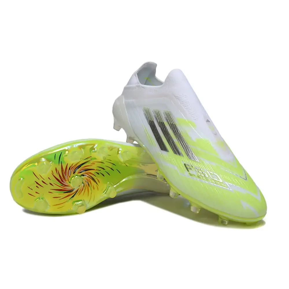 Chuteira Campo Adidas F50 LL FG Branco e Verde - Born For Goals Pack