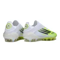 Chuteira Campo Adidas F50 LL FG Branco e Verde - Born For Goals Pack - imagem 2