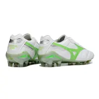 Chuteira Campo Mizuno Morelia DNA FG | Branca e Verde Frontier Pack - imagem 4