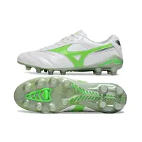 Chuteira Campo Mizuno Morelia DNA FG | Branca e Verde Frontier Pack - imagem 3