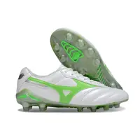 Chuteira Campo Mizuno Morelia DNA FG | Branca e Verde Frontier Pack - imagem 7