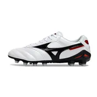 Chuteira Campo Mizuno Morelia DNA FG | Branca, Preta e Vermelha - imagem 1