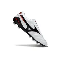 Chuteira Campo Mizuno Morelia DNA FG | Branca, Preta e Vermelha - imagem 6
