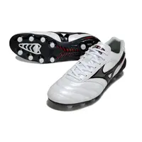 Chuteira Campo Mizuno Morelia DNA FG | Branca, Preta e Vermelha - imagem 4