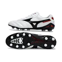 Chuteira Campo Mizuno Morelia DNA FG | Branca, Preta e Vermelha - imagem 2