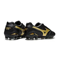 Chuteira Campo Mizuno Morelia DNA FG Preta e Dourada - imagem 6