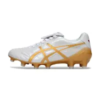 Chuteira Campo Asics Lethal Testimonial 4 FG | Branca e Dourada - imagem 1