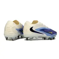 Chuteira Campo Nike Phantom | Elite Trava Mista Branco Azul - imagem 6