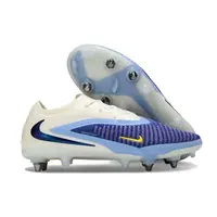 Chuteira Campo Nike Phantom | Elite Trava Mista Branco Azul - imagem 2