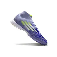 Chuteira Society Adidas F50 Cano Médio TF Roxo e Verde - imagem 4