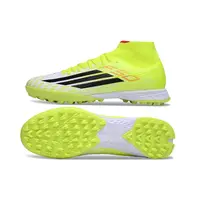 Chuteira Society Adidas F50 Cano Médio Verde e Branco | Leve e rápida - imagem 2