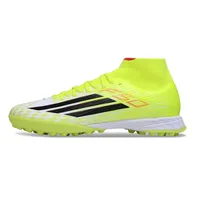 Chuteira Society Adidas F50 Cano Médio Verde e Branco | Leve e rápida - imagem 1