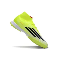 Chuteira Society Adidas F50 Cano Médio Verde e Branco | Leve e rápida - imagem 4