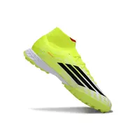 Chuteira Society Adidas F50 Cano Médio Verde e Branco | Leve e rápida - imagem 4