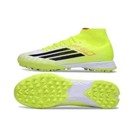 Chuteira Society Adidas F50 Cano Médio Verde e Branco | Leve e rápida - imagem 2