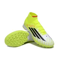 Chuteira Society Adidas F50 Cano Médio Verde e Branco | Leve e rápida - imagem 7