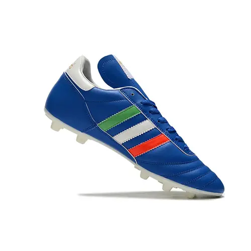 Chuteira Campo Adidas Copa Mundial FG Azul, Branca, Vermelha e Verde 
